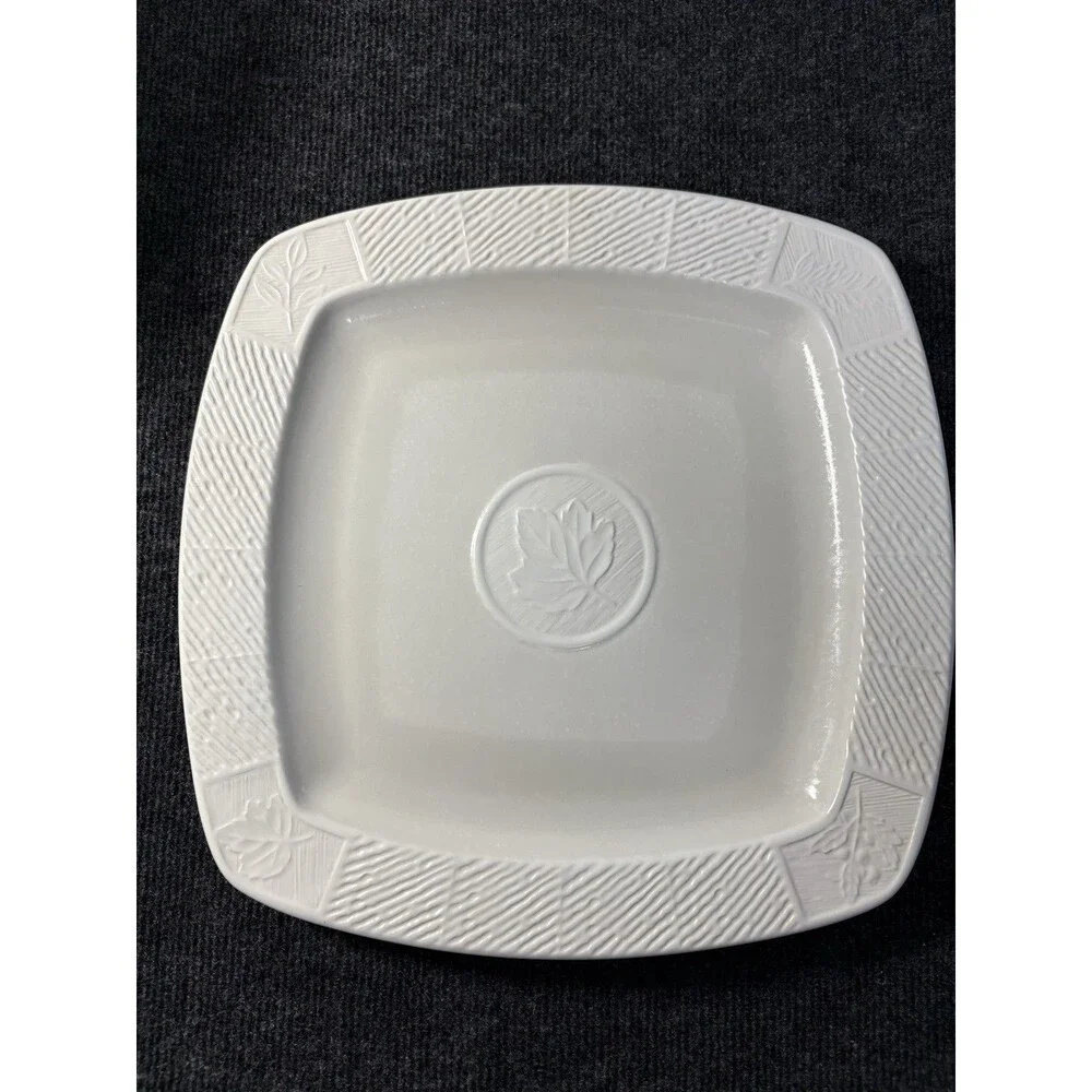 Pfaltzgraff Sierra Square Serving Platter 13 Inch White VTG Discontinued EUC